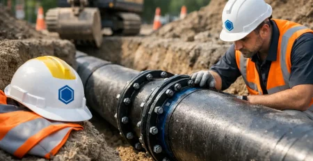 Como aplicar ferro dúctil enterrado com segurança