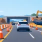 Guia para travessias de rodovias em obras